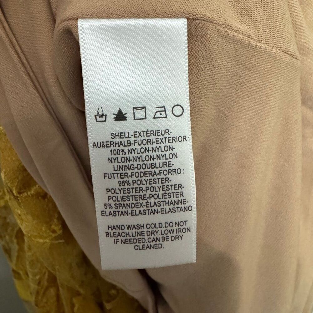 Dress the Population Sidney dress yellow gold size small NWT - Picture 10 of 11